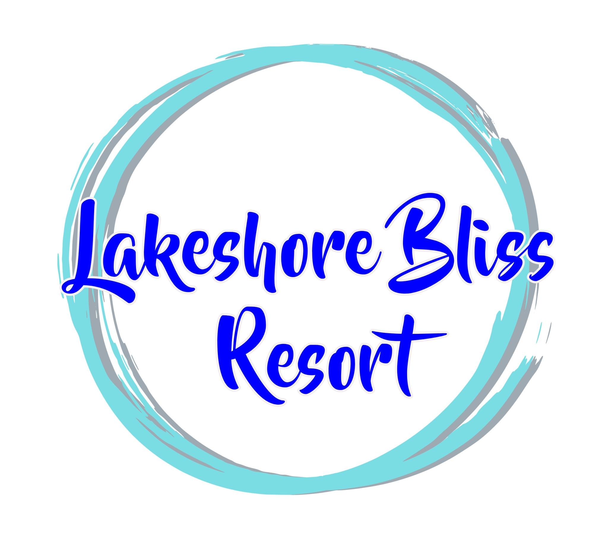 Lakeshore Bliss Resort Logo- https://lakeshoreblissresort.com/
